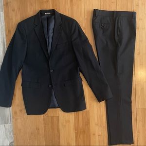Banana Republic Blue Pinstripe Suit -Wool Blend